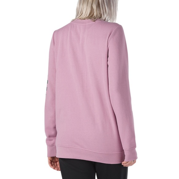 VANS Half Blast Crew Women’s Sweatshirt Pink Check - Picture 3 of 5